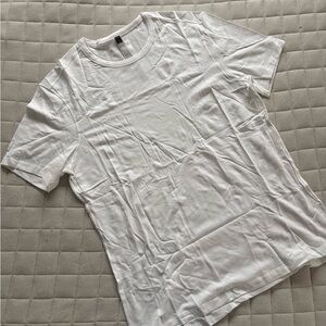 Lululemon Athletica Men’s White Short Sleeve Crewneck Tee/T-Shirt